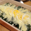クックDAD's cooksnap of when they made 卵とほうれん草の豆乳グラタン.