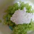 ろぜりん's cooksnap of when they made 簡単♪離乳食中期〜 キュウリのチーズ和え.