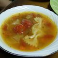 ♪ゆっぴぃ♪'s cooksnap of when they made ビストロ～☆完熟トマトのミネストローネ.