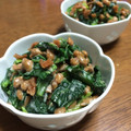 ままばなな1020's cooksnap of when they made ほうれん草と納豆の梅マヨあえ.