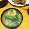 はなまるちゃそ's cooksnap of when they made 小松菜とえのきのお味噌汁.