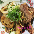ひな☆日本茶's cooksnap of when they made 超簡単！れんこん 舞茸 豚肉炒め.