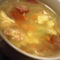たもたん's cooksnap of when they made 超早☆新玉ねぎとソーセージの卵スープ.