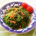 えれぼん's cooksnap of when they made ノンオイル♪ほうれん草のゴマ和えナムル風.