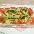 ゆう❁'s cooksnap of when they made とろーりチーズとトマトのバジルソースかけ.