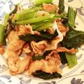 ひよこの卵さん's cooksnap of when they made 糖質制限　豚肉と小松菜炒め.