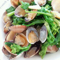 ミニオンズ☆'s cooksnap of when they made 菜の花とあさりの酒蒸し.