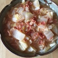 書セラピスト流香's cooksnap of when they made お鍋一つで簡単♡白菜とベーコンのうま煮.