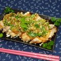 ちー（・＿・）'s cooksnap of when they made 鶏もも肉のグリル 梅肉ネギソース.