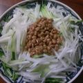 きょそ's cooksnap of when they made ネバトロ〜♪納豆ドレで大根サラダ♪.
