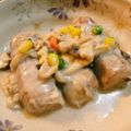 あっきぃほのほの's cooksnap of when they made 肉巻き高野豆腐のクリーム煮～♪♪.