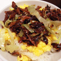 ポケっち's cooksnap of when they made ✿さんま蒲焼きと卵の丼✿.