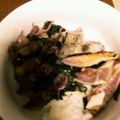 u_mi_n's cooksnap of when they made 簡単２種盛海鮮丼★鮭鰹鮪鯵等の刺身とイカ.