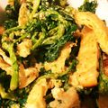 はに333's cooksnap of when they made 菜の花と油揚げの簡単わさびマヨ和え.
