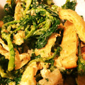 はに333's cooksnap of when they made 菜の花と油揚げの簡単わさびマヨ和え.