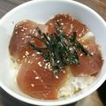 Lycheesoda's cooksnap of when they made こどももOK！超簡単！まぐろ漬け丼.