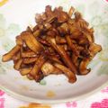 ぽんちゅみんっ♪'s cooksnap of when they made シイタケの軸のメンマ風.