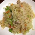 ちゃぎー's cooksnap of when they made 焼き鳥の缶詰で作る！絶品そばめし.
