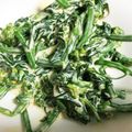 yun53's cooksnap of when they made 菜の花のマヨポンからし和え.