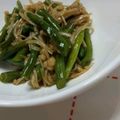 ちずぴよ's cooksnap of when they made えのきとさやいんげんの甘辛煮.