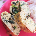 カなな's cooksnap of when they made 卵焼き簡単アレンジ～梅マヨほうれん草～.
