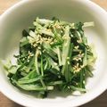 ＭＯＫＯＳＮＯＷ's cooksnap of when they made レンジで水菜のナムル.