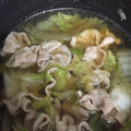 クックFWXM3U☆'s cooksnap of when they made 超簡単・もう一品の豚肉と白菜の煮物.