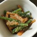 ポメちょん's cooksnap of when they made いんげんと人参のゴマ和え▷あと一品に！.