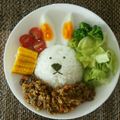 クックE4HQIM☆'s cooksnap of when they made イースター☆うさぎのキーマカレー.