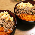 チロルちょこっ's cooksnap of when they made 簡単 そぼろ三色丼.