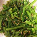 mocomocoママ's cooksnap of when they made 菜の花のナムル.