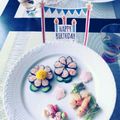 ukiukisan's cooksnap of when they made 娘のお弁当＊花はな細巻き.