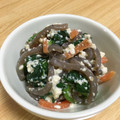 つるpigeonn's cooksnap of when they made ほうれん草の白和え♡.