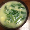 ちゃぎー's cooksnap of when they made あと1品の時！ほうれん草と卵の中華スープ.
