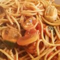 JPUK's cooksnap of when they made 冷凍マッシュルームのトマトパスタ♪.