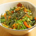 もんしゅしゅ's cooksnap of when they made 【簡単】人参＆ほうれん草の酢の物.