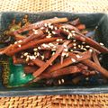 Nat728's cooksnap of when they made 簡単☆甘くて美味しいきんぴら!!!.