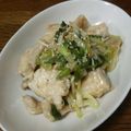 クックI9P2P1☆'s cooksnap of when they made やわらかヘルシー！鶏胸肉のネギ炒め.