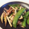 クックNET74S☆'s cooksnap of when they made エリンギ&絹さや&ハムのバター醤油炒め.