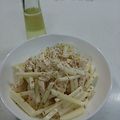 ギャップのある料理人's cooksnap of when they made あんにゃのエゴマ油で鶏ささみ＆大根和え♡.