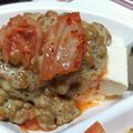 クック4LE2C7☆'s cooksnap of when they made 豆腐♡♥納豆♡♥キムチだけ。。。.