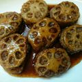 ★Lee☆'s cooksnap of when they made 甘辛ダレのれんこんの挟み焼き.