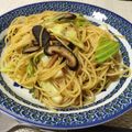 Flower's cooksnap of when they made ☆キャベツときのこの和風パスタ☆.