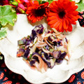 makichihua's cooksnap of when they made ✿茄子とみょうがの梅肉和え✿.