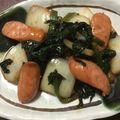 うにうにた's cooksnap of when they made ほうれん草とウインナーのオイスター炒め♪.