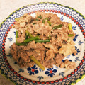 nezpapa's cooksnap of when they made 簡単☆豚肉とにんにくの芽のオイマヨ炒め.