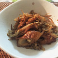 Nat728's cooksnap of when they made 激安！もやしとちくわの卵和え.