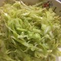 hmaotabiga's cooksnap of when they made 絶品！キャベツサラダ◎.
