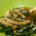 はちみつうっちー's cooksnap of when they made 電子レンジで★水菜と揚げの煮びたし.