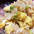 まもくるりん's cooksnap of when they made シャキシャキねぎと玉子のシンプル炒飯.